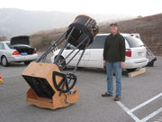 Peter Natscher and his 24 inch StarMaster