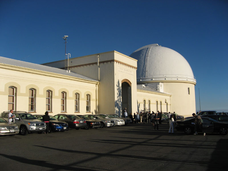 Sunset at the Lick Observatory